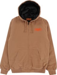 Anti-Hero Basic Eagle Ripstop Hooded Jacket - brown