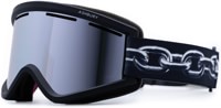 Ashbury Blackbird Goggles + Bonus Lens - chain/platinum mirror + yellow lens