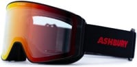 Ashbury Thunderbolt Goggles - slasher/red revo mirror lens + yellow lens