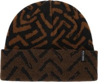 Autumn Geo Beanie - black