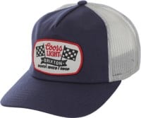 Brixton Coors Light Pit Stop MP Trucker Hat - coors navy/silver