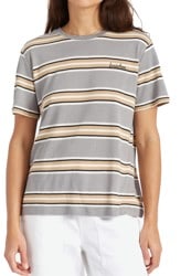 Brixton Women's Hilt Linen T-Shirt - heather grey