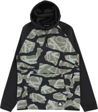 Burton Crown Weatherproof Fleece Hoodie - graffiti camo/true black