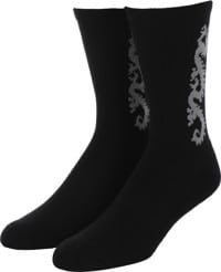 Carpet Dragon Sock - black