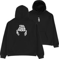 Crab Grab Chopped Hoodie - black