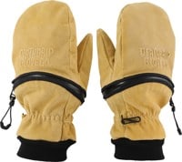 Deathgrip Ghoul Leather Mitts - tan