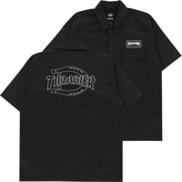 Dickies Thrasher X Dickies Work S/S Shirt - black