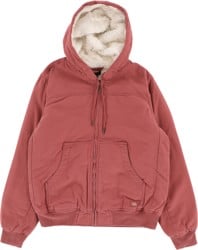 Dickies Women's Sherpa Duck Bomber Jacket - apple butter