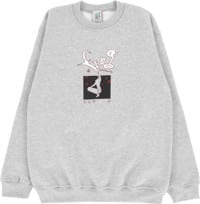 Frog Instagram Ads Crew Sweatshirt - grey