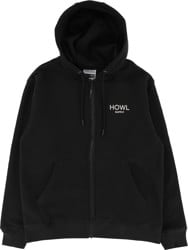 Howl DWR Zip Up Hoodie - black