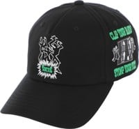 HUF Everybody Get Loose Snapback Hat - black