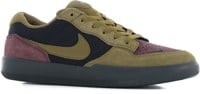 Nike SB Force 58 Skate Shoes - black/olive flak-burgundy crush-off noir