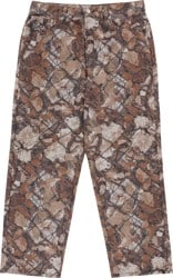 Obey Classic Baggy Denim Jeans - fence camo multi