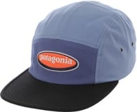 Patagonia Maclure 5-Panel Hat - oval logo: barnacle blue