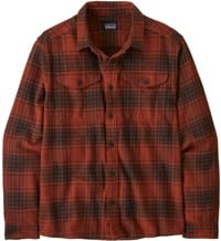 Patagonia Organic Cotton Fjord Flannel Shirt - cascade: burnished red