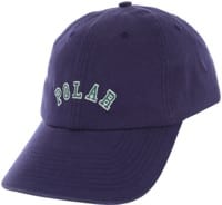 Polar Skate Co. College Logo Strapback Hat - navy