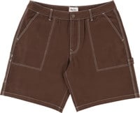 Rhythm Carpenter Canvas Shorts - chocolate