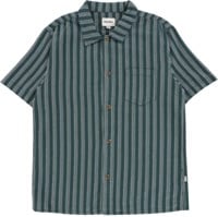 Rhythm Eli Stripe S/S Shirt - teal
