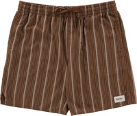 Rhythm West Wind Stripe Jam Shorts - earth
