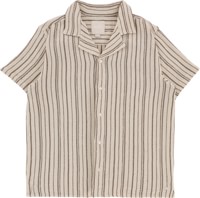 RVCA Vacancy Stripe S/S Shirt - ceramic
