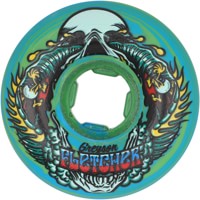 Slime Balls Greyson Fletcher Guest Chubbies Skateboard Wheels - green/blue swirl (99a)