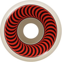 Spitfire Classic Skateboard Wheels - white/red 60 (99d)