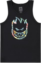 Spitfire Floral Bighead Tank - black