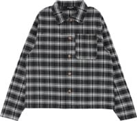 Tactics Midweight Cotton Flannel Shirt - black