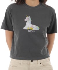 Tactics Women's Unicorn Boxy T-Shirt - black