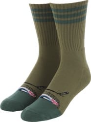 Toy Machine Stoner Sect Sock - forest