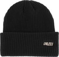 Unless Collective Candy Bar Beanie - black