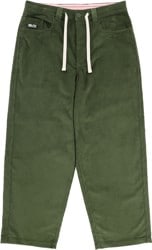 Unless Collective Cord Baggy Pants - green