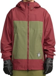 Volcom Arthur 3L Jacket - burnt red
