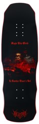Welcome Depths 9.75 Dark Lord Shape Skateboard Deck - red dip